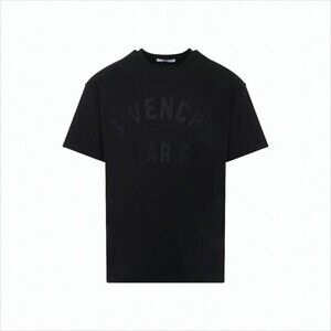 Givenchy Short-Sleeve Black T-Shirt With Subtle Embossed Design - NWT